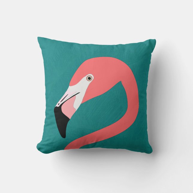 Flamingo Kissen (Vorderseite)