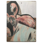 Flamingo Klemmbrett (Rückseite)