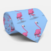 Flamingo Krawatte (Gerollt)