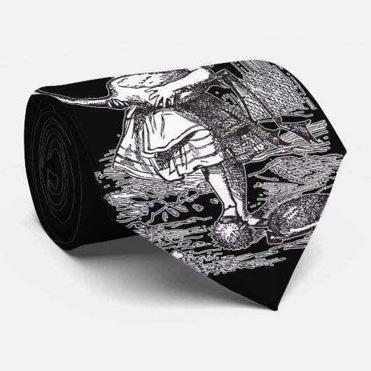 Flamingo Krawatte (Gerollt)