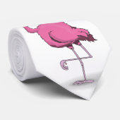 Flamingo Krawatte (Gerollt)