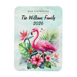Flamingo-Kreuzfahrtschiff-Kabine-Dekor-Magnet Magnet