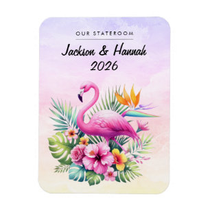 Flamingo-Kreuzfahrtschiff-Kabine-Dekor-Magnet Magnet