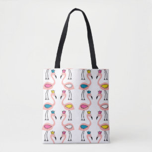 Flamingo Krone: Vintage Kinder Tasche