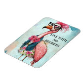 FLAMINGO Küchenmagnet Magnet (Linke Seite)