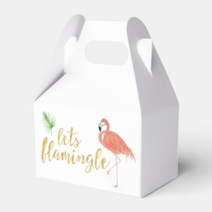 Flamingo-kundenspezifische Geschenkboxen - Giebel Geschenkschachtel