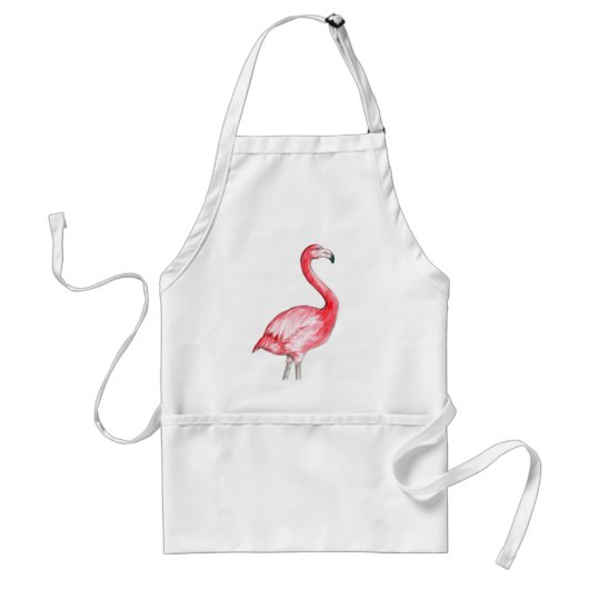 Flamingo-Kunst Schürze (Vorne)
