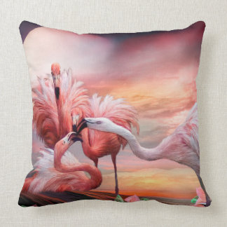 Flamingo-Kuss-Kunst-Designer Kissen-Quadrat Kissen