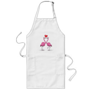 Flamingo Lange Schürze