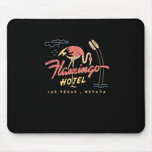 Flamingo Las Vegas Hotel Casino Vintag Mousepad (Vorne)