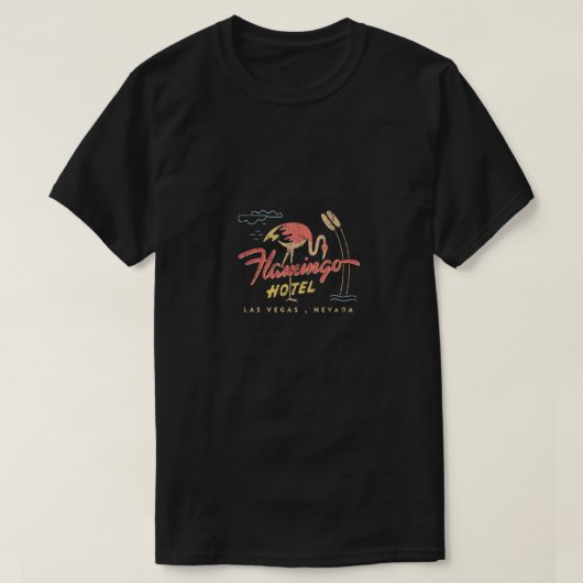 Flamingo Las Vegas Hotel Casino Vintag T-Shirt (Design vorne)
