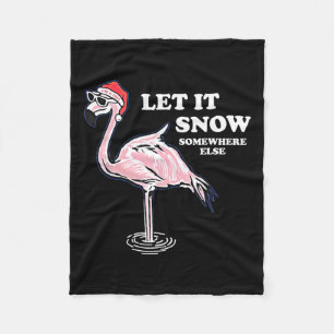 Flamingo lassen es sonnenbaden irgendwo anders Wei Fleecedecke