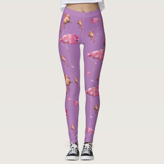 Flamingo Leggings (Vorderseite)