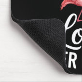 Flamingo-Lehrer Cl Mousepad (Ecke)