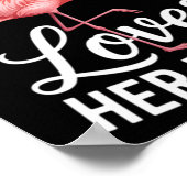 Flamingo Lehrer Cl Poster (Ecke)