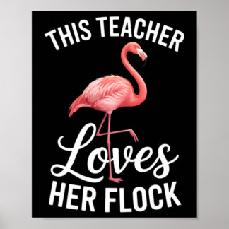 Flamingo Lehrer Cl Poster