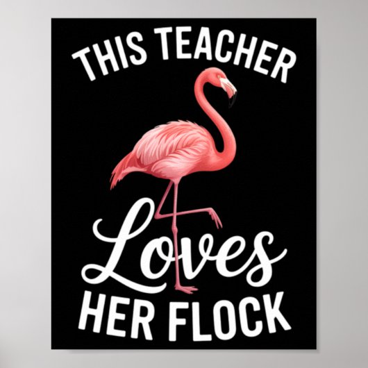 Flamingo Lehrer Cl Poster (Vorne)