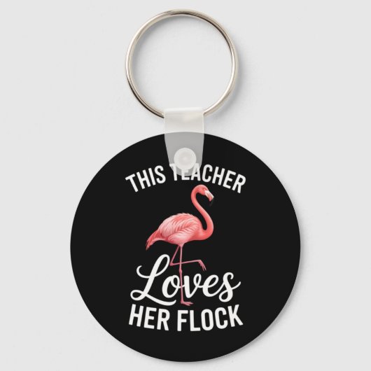 Flamingo Lehrer Cl Schlüsselanhänger (Vorderseite)