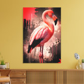 Flamingo-Leinwand-Kunst Leinwanddruck (Insitu (Wohnzimmer))