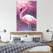 Flamingo Leinwanddruck (Insitu (Schlafzimmer))