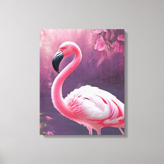 Flamingo Leinwanddruck (Vorderseite)