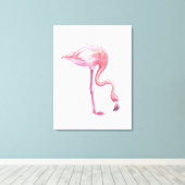Flamingo Leinwanddruck (Insitu (Holzboden))