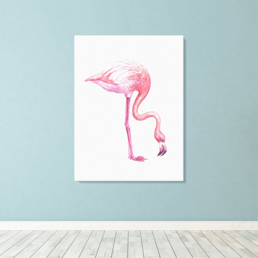 Flamingo Leinwanddruck (Insitu (Holzboden))