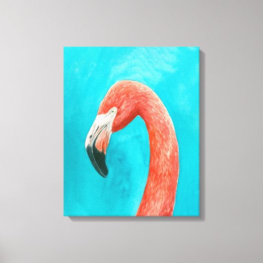 Flamingo Leinwanddruck (Vorderseite)