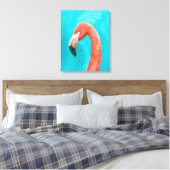 Flamingo Leinwanddruck (Insitu (Schlafzimmer))
