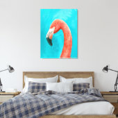 Flamingo Leinwanddruck (Insitu (Schlafzimmer))