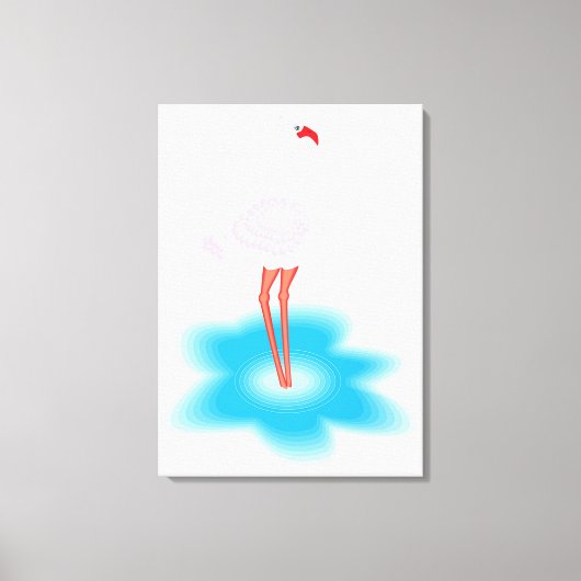 Flamingo Leinwanddruck (Vorderseite)
