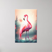Flamingo Leinwanddruck (Vorderseite)