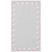 Flamingo Liebe Border tablecloth 60x104 Tischdecke (Vorderseite)