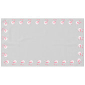 Flamingo Liebe Border tablecloth 60x104 Tischdecke (Vorderseite (Horizontal))