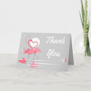 Flamingo Liebe Danke, dass ihr in der Textgrau-Lan Dankeskarte