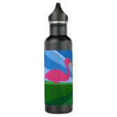 Flamingo-Liebe Edelstahlflasche (Links)
