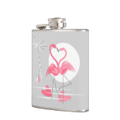 Flamingo-Liebe Flachmann (Links)