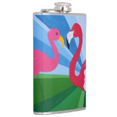 Flamingo-Liebe Flachmann (Rechts)