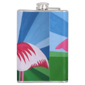 Flamingo-Liebe Flachmann (Rückseite)