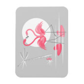 Flamingo Liebe flexible Magnetlandschaft Magnet (Vertikal)