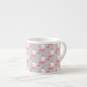Flamingo Liebe Gefleckte Tasse Espresso