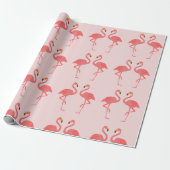 Flamingo-Liebe Geschenkpapier (Ungerollt)