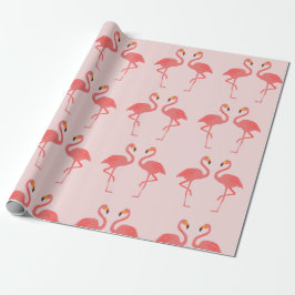 Flamingo-Liebe Geschenkpapier