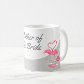 Flamingo Liebe Große Mondmutter der Bride-Tasse Kaffeetasse (VorderseiteRechts)