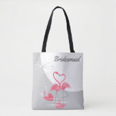 Flamingo Liebe Grosser Mondschlucht Toscana Tasche (Vorderseite)