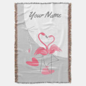 Flamingo Liebe Grosser Moon Name vertikal Decke (Vorderseite Vertikal)