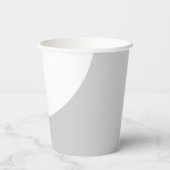 Flamingo Liebe Large Moon Brautparty Pappbecher (Rückseite)