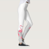 Flamingo Liebe Large Moon Leggings (Rechts)