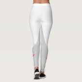 Flamingo Liebe Large Moon Leggings (Rückseite)