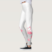 Flamingo Liebe Large Moon Leggings (Links)